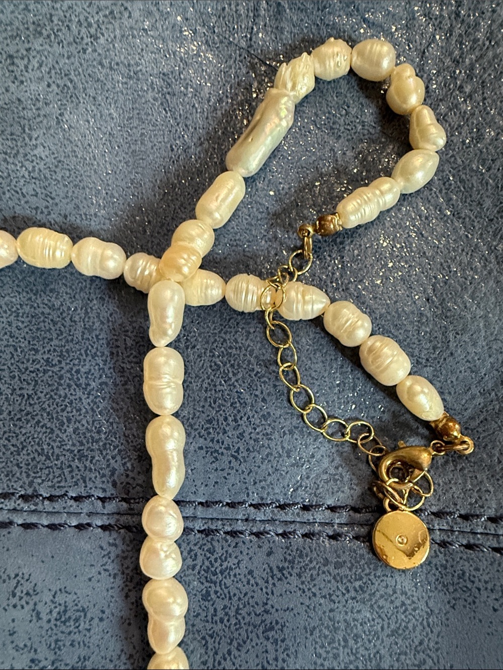 Mignonne Gavigan Bari Pearl Shell Necklace; Lovely! - Picture 4 of 5